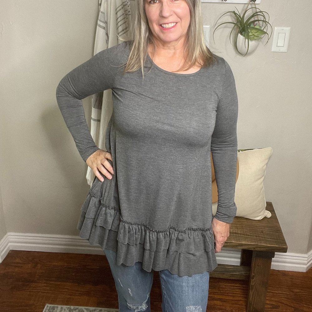 Heather Long Sleeve Tunic